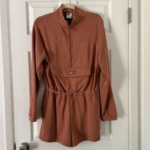 Nike Terracotta Long Sleeve Jumpsuit
